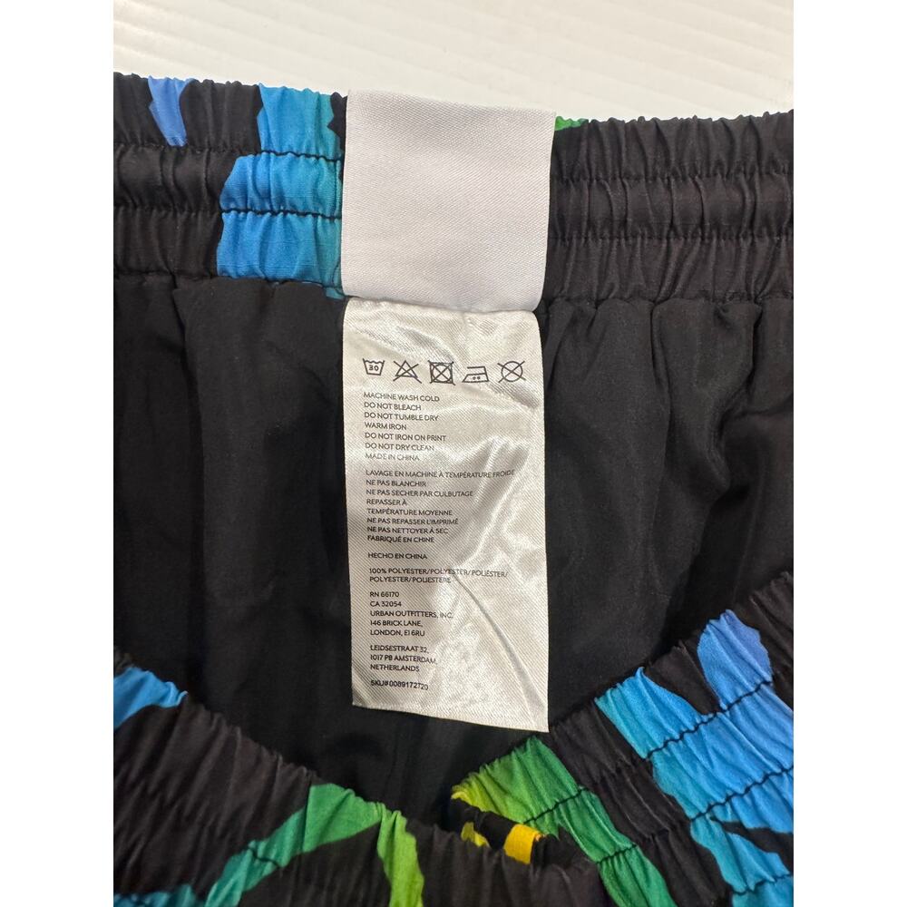 STAYCOOLNYC Electric Beach Rainbow Windbreaker Jogger Pant Black Small Festival - Picture 16 of 16